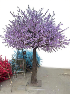 <span class=keywords><strong>Arbre</strong></span> artificiel de <span class=keywords><strong>lilas</strong></span> violet, blanc et <span class=keywords><strong>rose</strong></span> pour la décoration de mariages, hôtels, halls d'usines, cours, jardins et événements. - Product Image 4