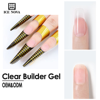 Gel UV Constructeur pour Ongles 1 KG – Vernis Transparent en Gros, Base et Top Coat Gel Transparent 1kg
