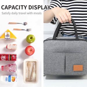 Sac isotherme personnalisé en tissu Oxford et feuille d'aluminium imperméable pour 8 canettes, sac à déjeuner portable pour pique-nique en extérieur - Product Image 4