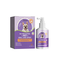 Spray buccal éco-responsable pour chats et chiens, soin dentaire, nettoyage des dents, haleine fraîche, spray buccal sain pour animaux de compagnie