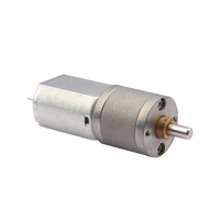 Motor Gear Logam Kecil 20MM 80 150 170 RPM 0.3~3kg.cm 3V 5V 6V 12V Motor Gear DC Listrik Kecil Poros Keluaran Tengah Sumbu D