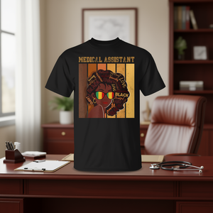 T-shirt promotionnel premium pour l'Assistent(e) Médical(e) en l'Histoire des Afro-Américaines - Product Image 3