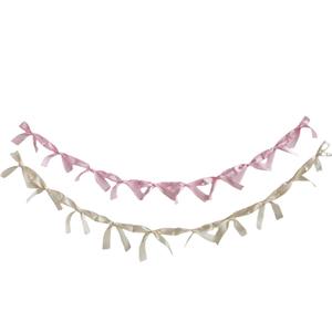 INS nœud papillon ruban <span class=keywords><strong>guirlande</strong></span> drapeaux princesse filles bébé chambre tenture murale décoration <span class=keywords><strong>fanion</strong></span> pépinière décor fête bannière Photo accessoires - Product Image 6