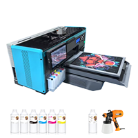 2025 Nieuwe Hoge Resolutie Direct Naar Kledingstuk Textiel Inkt Automatische 4720 A3 Dtg Printer Voor T-Shirt Drukmachine