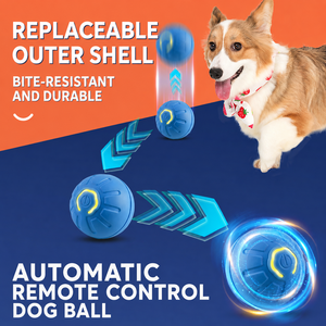 Smart <b>Interactive</b> <b>Dog</b> <b>Toy</b> Automatic Bouncing Ball Rechargeable Electric Pet Ball Self Moving Puppy Exercise Training <b>Toy</b> - Product Image 1