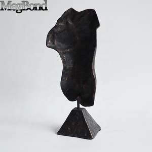 De hierro fundido hombre fuerte busto de <span class=keywords><strong>metal</strong></span> decoración de la Mesa - Product Image 4