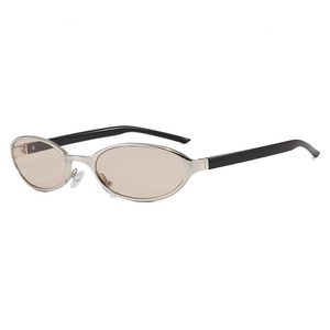 Gafas de Sol Futuristas 2026, Nuevo Producto, Monturas Ovaladas Modernas para Hombre y Mujer, Patillas Metálicas, Protección UV400, Diseño Y2K, Unisex - Product Image 2