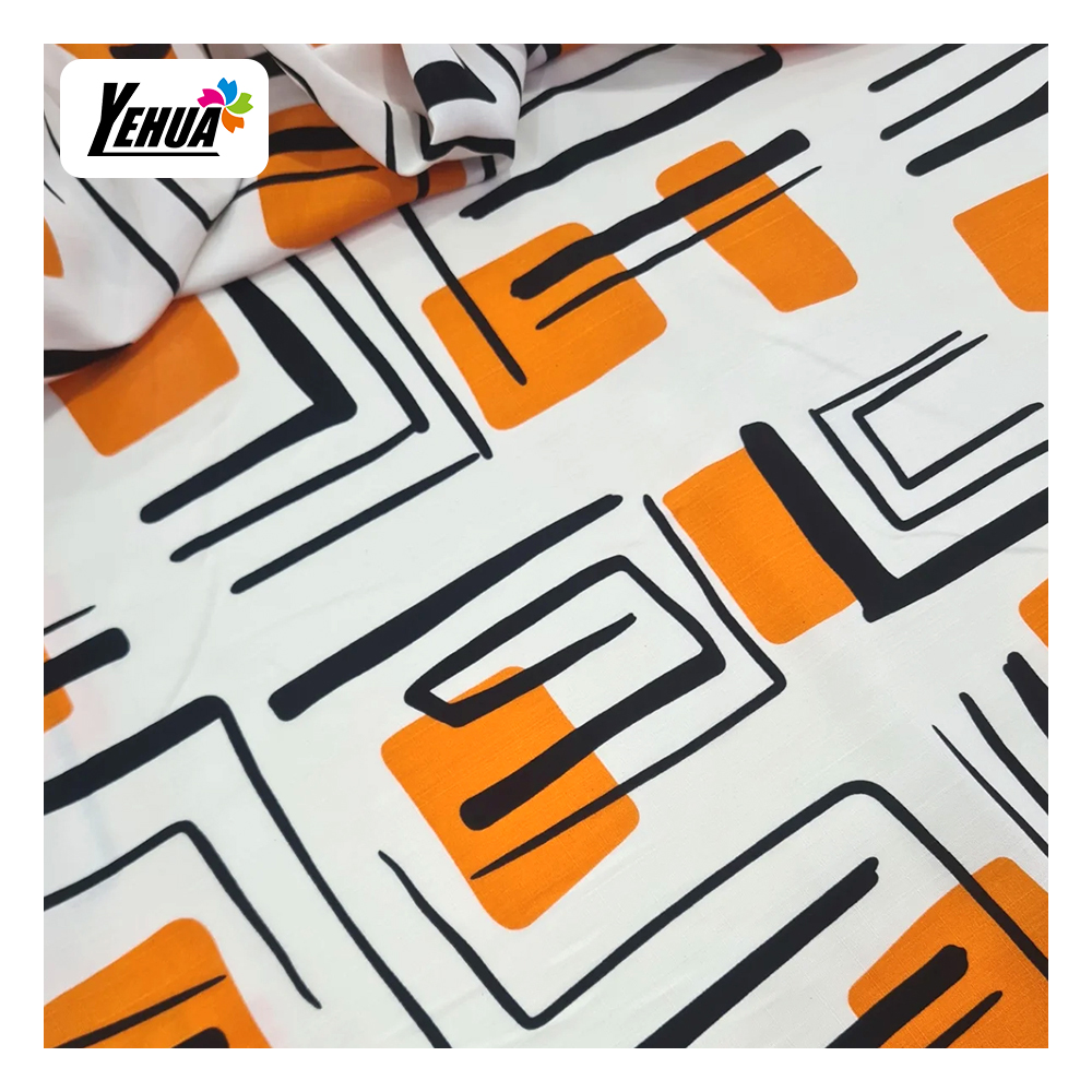 Certified Organic Rayon Fabric Slub Breathable Eco-Friendly Anti-Pill Customizable Color Design Viscose Dress Slub Fabric