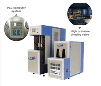 Machine de soufflage semi-automatique QCL-12 III pour PET, puissance 10 kW, force de serrage 100 kN, garantie 1 an pour petites bouteilles d'eau