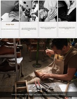 Chaussures basses à plateforme pour hommes, rehaussantes, à enfiler, avec pompons, semelle antidérapante, doublure en cuir véritable - Style décontracté et tendance