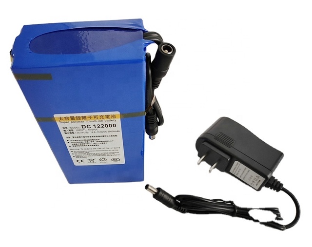 Customized Rechargeable DC 122000 12V 20000mAh 11.1V 20Ah Lithium Ion Battery Pack