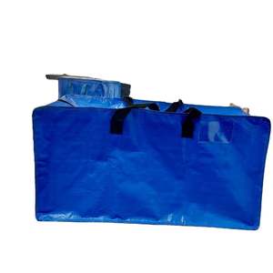 Heavy Duty Extra Large Moving <b>Bags</b> with Backpack Straps Strong Handles & <b>Zippers</b> <b>Storage</b> Totes for Space Saving - Product Image 1