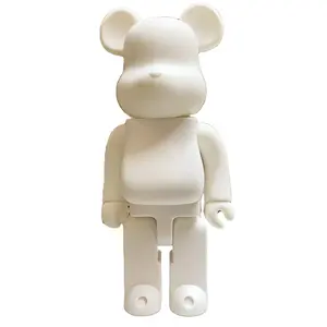Custom Made Diy Blank Bearbrick 1000 1000% Blank Bears Brick Bears 400 400% 70cm White Black Bearbrick