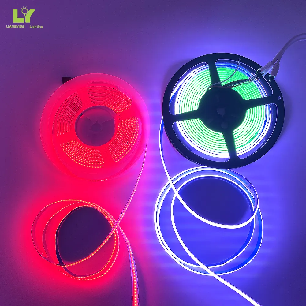 Novostella Smart Rgb 5V Cob Car Ambient Low Voltage Outdoor Acrylic Strip Lights for Shelves with Driver