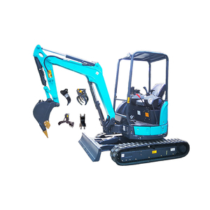 Mini-excavatrice hydraulique ELORRY EL25 de haute qualité avec moteur et engrenages, capacité de la benne de 0,1 m³, excavatrice sur chenilles à vendre - Product Image 1