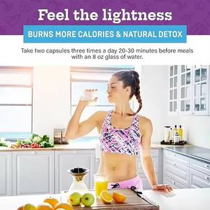 ओम निजी लेबल वसा बर्नर कैप्सूल का वजन पैक्स जिनसेंग और एल-कार्निटाइन ऊर्जा समर्थन - Product Image 5