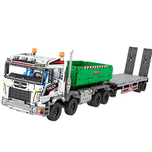 Camion grue à crochet 22021, blocs de construction éducatifs, modèle de voiture télécommandée électrique, jouet pour garçons, cadeau - Product Image 1