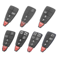 Vente en gros de clavier de remplacement en caoutchouc silicone à 3 boutons pour télécommande de voiture, accessoire de réparation de clé de voiture