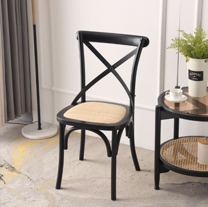 Moderno de madera maciza de ratán al por mayor barato banquete muebles para el hogar diseño boda silla de madera - Product Image 4