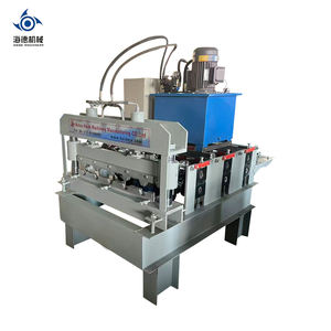 HAIDE 자동 골판지 곡선 롤 이전 제작 지붕 만들기 곡선 아치 압착 기계 - Product Image 1