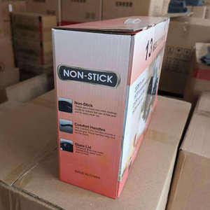 Bộ nồi chảo gia dụng xuất khẩu 13 món, chống dính, gồm nồi súp, nồi hầm, chảo rán, nhiều món dùng trong nhà bếp - Product Image 5