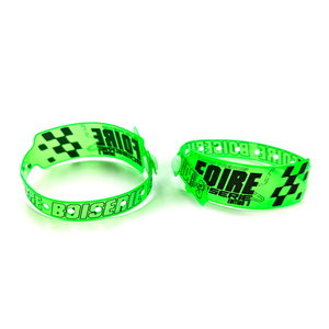 Goju personalizado evento concierto Club fiesta Festival pulseras Venta caliente vinilo <span class=keywords><strong>de</strong></span> plástico para uso <span class=keywords><strong>de</strong></span> boletos varios colores logotipos - Product Image 5