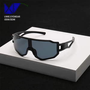 Lunettes <span class=keywords><strong>de</strong></span> soleil <span class=keywords><strong>de</strong></span> sport unisexes polarisées UV400 avec verres en PC, monture intégrale, style carré, écaille <span class=keywords><strong>de</strong></span> tortue marron, pour la course à pied, taille 68-18-123 - Product Image 2