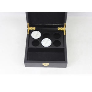 Boîte d'emballage pour capsules Nespresso en bois noir - Product Image 4