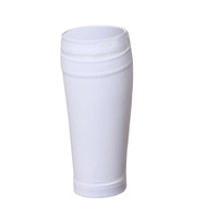Protège-tibias de football respirants avec manchon de compression pour le mollet et coussinets en nid d'abeille, protection légère pour adultes