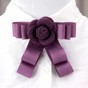 Fashion Bows Bowties Fabric Brooches For Women School Party Christmas Gifts Vintage Brooches Fine Jewelry Corsage Brooches
