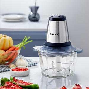 Hachoir à viande électrique Midea 1-3L en acier inoxydable multifonction pour usage domestique en cuisine - Product Image 1