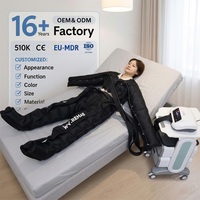Masseur à ondes d'air certifié ISO CE-MDR, appareil de compression pneumatique à 8 chambres pour usage domestique et clinique