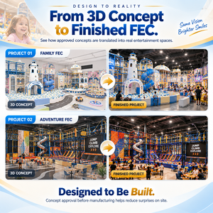 Service de conception d'équipements de jeux intérieurs haut de gamme sur mesure, structure de jeu pour les centres de divertissement familial (FEC) et les centres commerciaux de luxe - Product Image 4