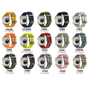 ShangHai-<span class=keywords><strong>Bracelet</strong></span> en silicone pour <span class=keywords><strong>Apple</strong></span> <span class=keywords><strong>Watch</strong></span> <span class=keywords><strong>Ultra</strong></span> 2 10 9 8 7 SE 6 5 <span class=keywords><strong>Bracelet</strong></span> en caoutchouc souple IWatch 42mm 46mm 49mm - Product Image 3