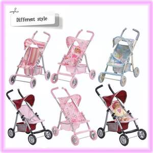 <span class=keywords><strong>Poussette</strong></span> de poupée en croix d'argent pour bébé fille - Product Image 6