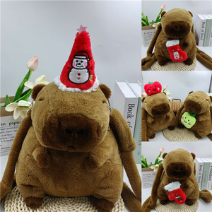 กระเป๋าเป้สะพายหลังผ้ากำมะหยี่แบบข้ามพรมแดนพร้อมไส้ผ้าฝ้าย PP ดีไซน์ตุ๊กตาการ์ตูนอายุ15-35ปีจากประเทศจีน - Product Image 3