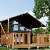 Tente de safari de glamping commerciale Lodge fabriquée en Chine