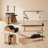 Gym Home Straps <strong>Ring</strong> Double Equipment Yoga Y Bed Wood Studio Combo 1 Set Wholesale Pilates Reformer cadillac Pilates with Full