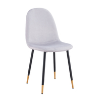 Fauteuils de détente modernes en velours capitonnés pour salon, salle à manger et cuisine - Design contemporain