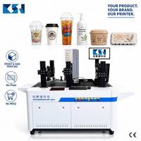 Imprimante numérique UV pour bouteilles en plastique PET personnalisées CSJ-G502C, impression en une seule passe, impression de gobelets à bulles