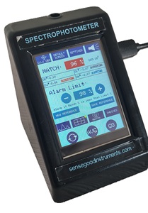 Colorímetro Portátil de Mano, Espectrofotómetro, Ancho de Banda Espectral de 400-700nm, Resolución de 1nm, Peso de 900g, Certificado CIE 0.2dE - Product Image 2