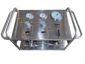 WINGoIL Pneumatische Stickstoff-<span class=keywords><strong>Gas</strong></span>-Drucker höhungs pumpe für Gefäß tests mit maximalem 2000-bar-Ausgangsdrucksystem - Product Image 2