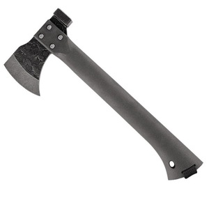 Hache multifonctionnelle en acier inoxydable, hache de camping, hache à main incurvée en acier à haute teneur en carbone, couteau tactique de survie tranchant - Product Image 5