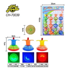 Hot New Cheap Plastic Spring Flash Gyro Toys Rebound Curling Toys for Kids Promotional Toys