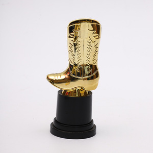 Cúp lưu niệm kinh doanh mạ vàng tùy chỉnh bán buôn hình ngôi sao bằng nhựa - Product Image 2