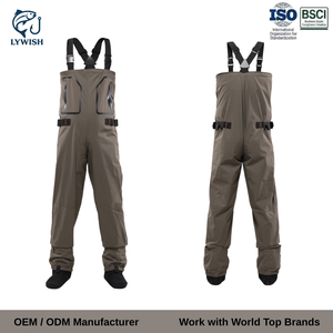 Cuissardes <span class=keywords><strong>de</strong></span> pêche respirantes et imperméables pour hommes avec bottes en néoprène, légères et résistantes, pour la pêche à la mouche et la chasse, pour adultes - Product Image 1