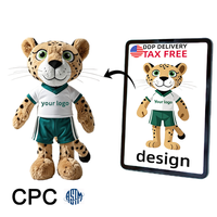 Peluche personnalisée mascotte haute qualité peluche personnalisée mascotte de club de l'événement sportif jouets en peluche peluche personnalisée