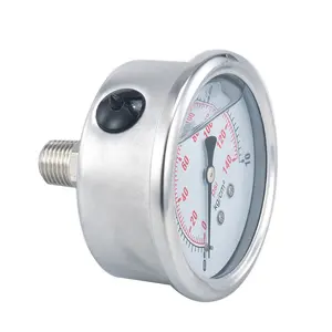 Hot Sale Various Types Pneumatic Part Oil Filled Pressure Gauge Air Source Treatment Unit Air Filter Pressure Gauge