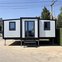 Café mobile pop-up et boutique de vente au détail en bordure de rue, structure modulaire extensible en conteneur