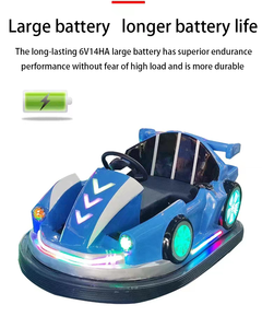 <span class=keywords><strong>Voiture</strong></span> électrique à tamponneaux pour enfants, parc d'attractions, jouet pour enfants en fibre de verre durable - Product Image 5